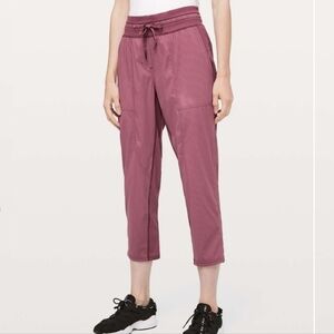 Lululemon Dance Studio Crop *25" Misty Merlot Size 8